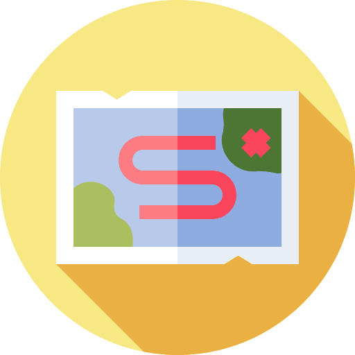 Map placeholder map route icon