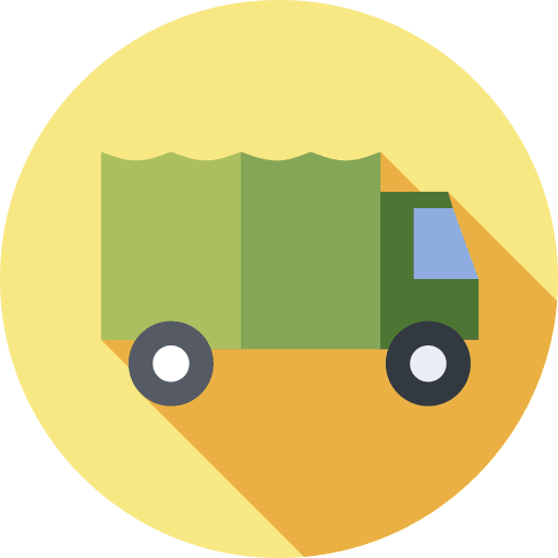 Truck military vehicle military truck icon