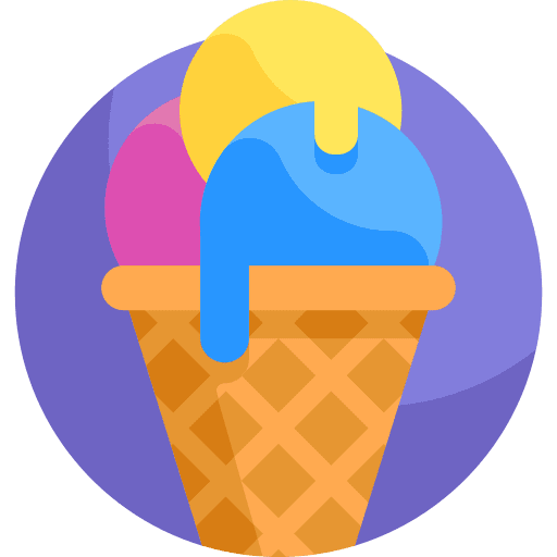 Ice cream fast food food summertime icon