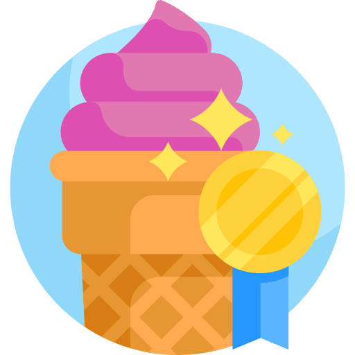 Ice cream sweet food and restaurant summer icon Ice cream sweet food and restaurant summer icon