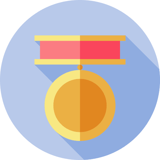 Medal military award emblem icon