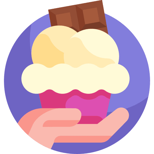 Ice cream hand summer dessert icon Ice cream hand summer dessert icon