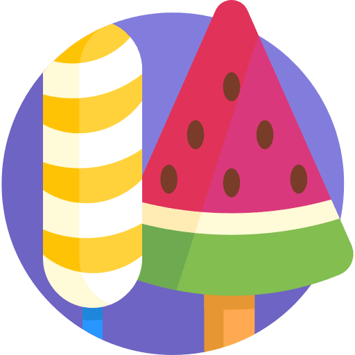 Ice cream popsicle dessert food and restaurant icon Ice cream popsicle dessert food and restaurant icon