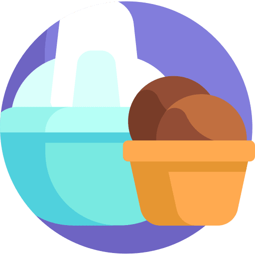 Ice cream food and restaurant sweet summer icon Ice cream food and restaurant sweet summer icon