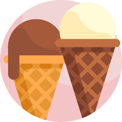 Ice cream ice cream cone dessert food and restaurant icon Ice cream ice cream cone dessert food and restaurant icon