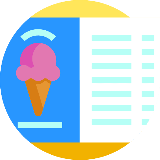 Ice cream sweet food and restaurant ice cream icon Ice cream sweet food and restaurant ice cream icon