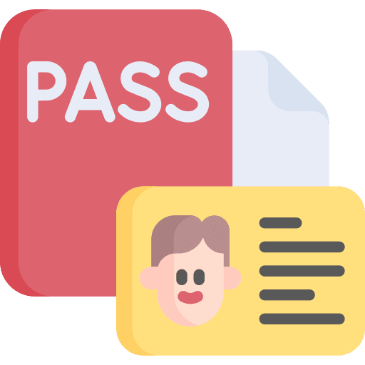 Personal id personal id pass files and folders icon Personal id personal id pass files and folders icon