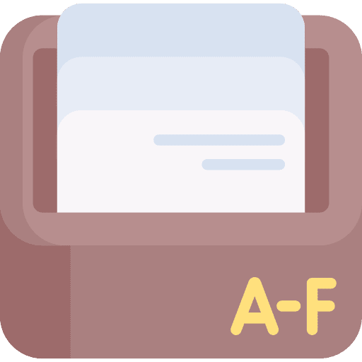 Card index file card index documents icon Card index file card index documents icon
