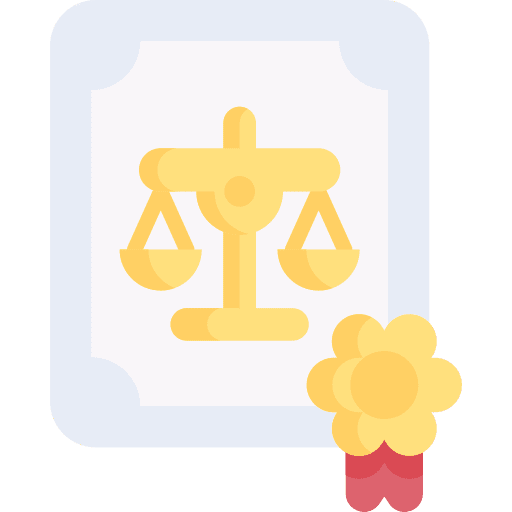 Certificate law certificate medal icon Certificate law certificate medal icon