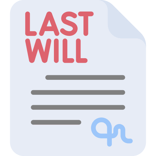 Last will wellness signature clipboard icon Last will wellness signature clipboard icon