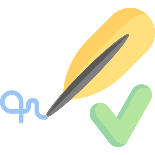 Signature document quill signature icon Signature document quill signature icon