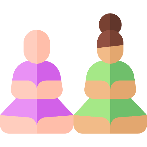 Meditation exercise lotus position yoga icon