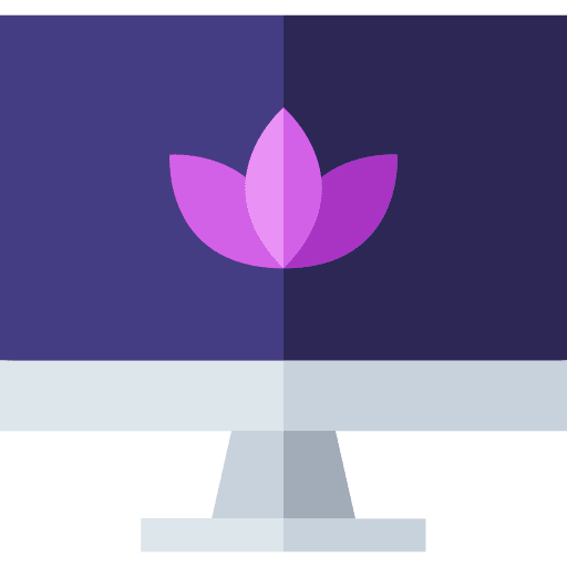 Computer wellness meditation yoga icon Computer wellness meditation yoga icon