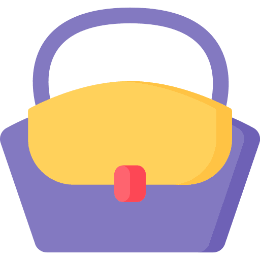 Leather bag woman bag handbag purse icon
