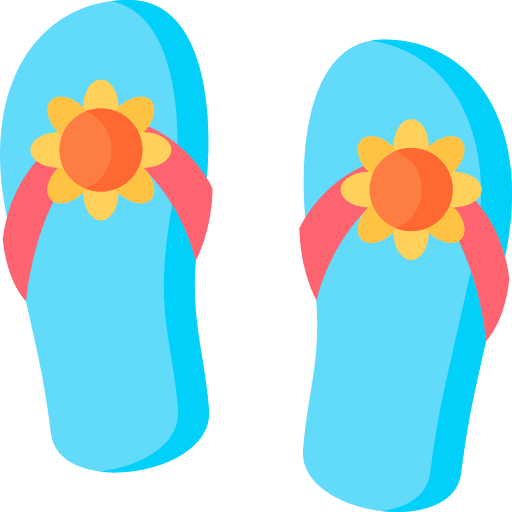 Sandals sandals shoes flip flops icon