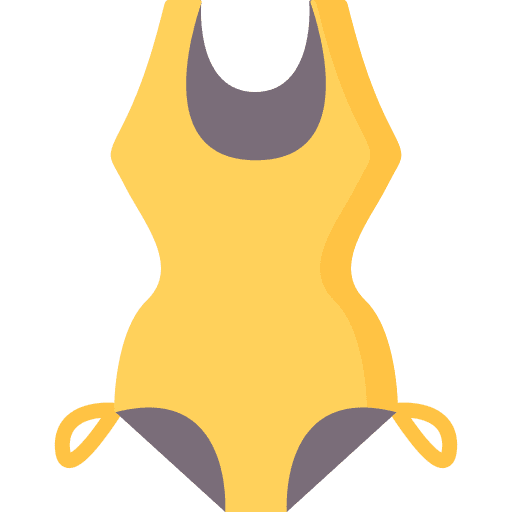 Swimsuit holidays summer beach icon