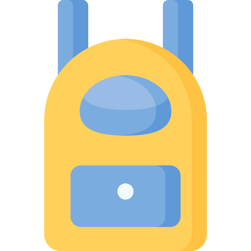 Backpack bags backpack travel icon