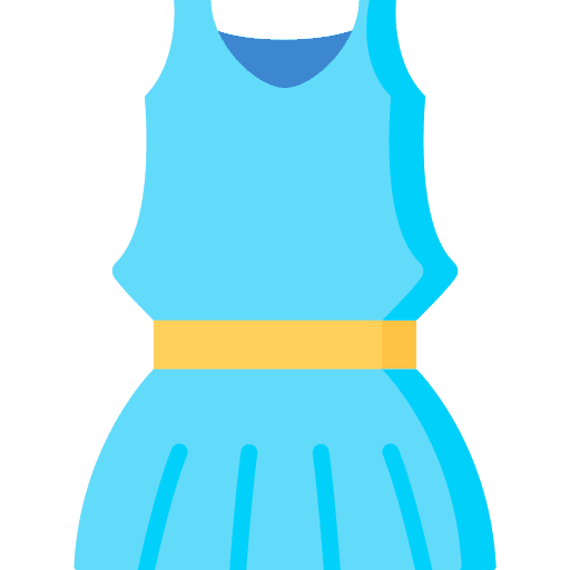 Dress elegant fashion dress icon