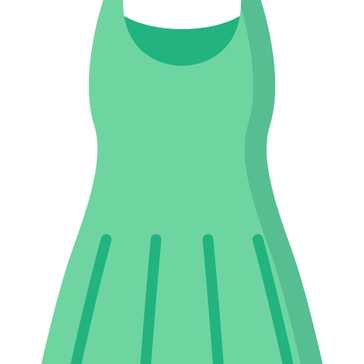 Dress elegant woman dress icon