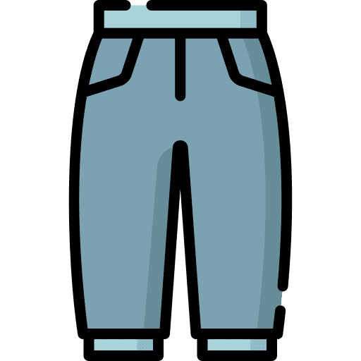 Pants fashion clothing garment icon