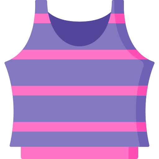 Tank top summer shirt fashion sleeveless shirt icon