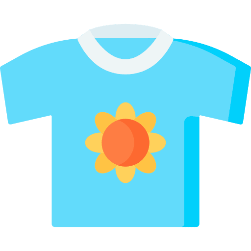 Tshirt garment sunflower tshirt icon