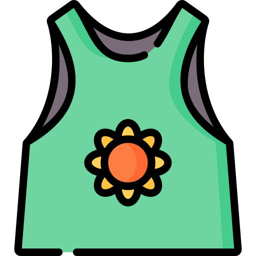 Tank top sleeveless shirt clothing summer shirt icon Tank top sleeveless shirt clothing summer shirt icon