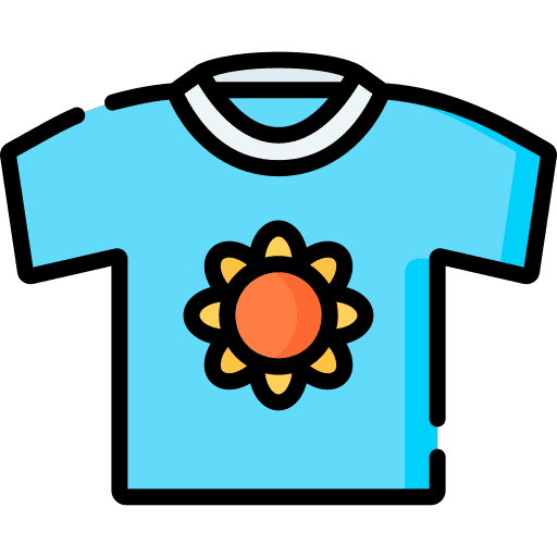 Tshirt garment clothes sunflower icon Tshirt garment clothes sunflower icon