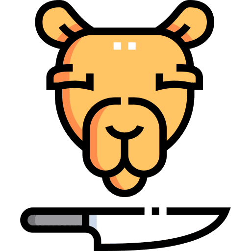 Camel eid al adha knife islam icon Camel eid al adha knife islam icon