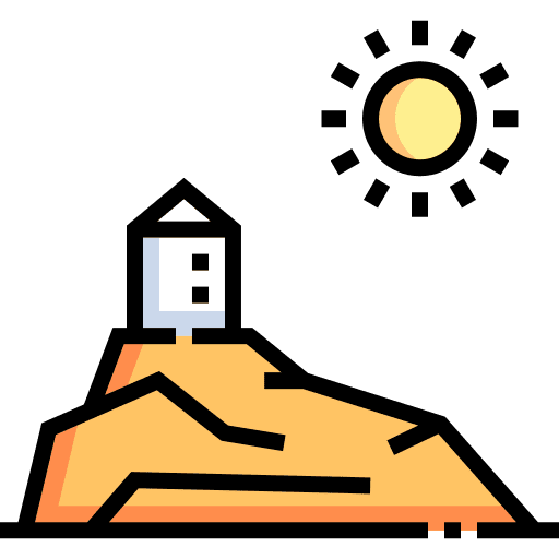 Mount arafat arabic nature mecca icon