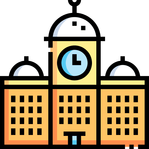 Hotel hostel building architecture and city icon Hotel hostel building architecture and city icon