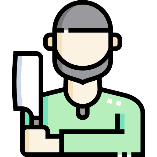 Butcher knife beard muslim icon Butcher knife beard muslim icon
