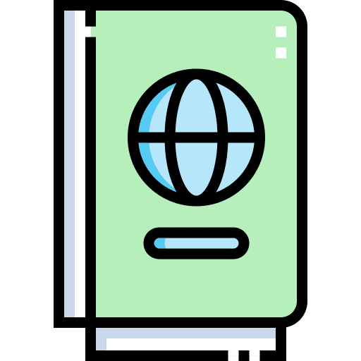 Passport passport technology identification icon Passport passport technology identification icon
