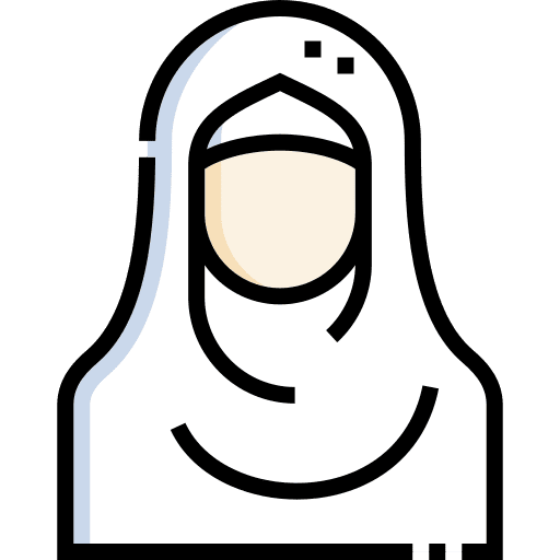 Woman muslimah female islam icon Woman muslimah female islam icon
