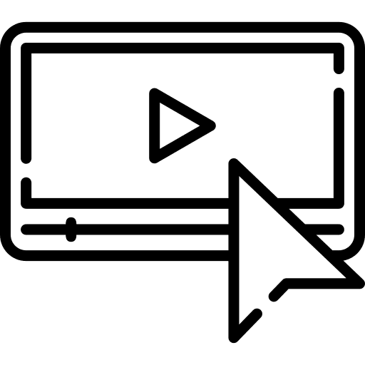 Video multimedia selection scene icon