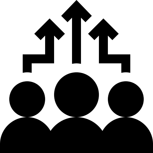 Benefits user statistics team icon