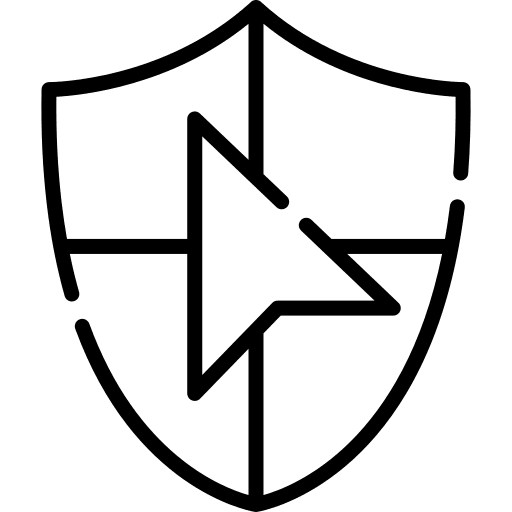 User protection cursor security user protection icon User protection cursor security user protection icon
