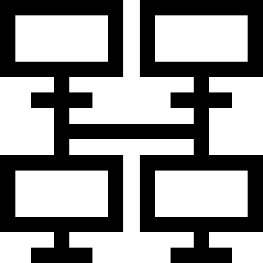 Computer networks monitor computing screen icon