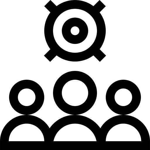 Teamwork business and finance mission goal icon Teamwork business and finance mission goal icon