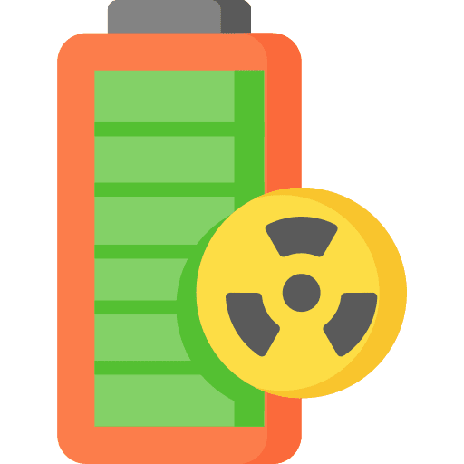 Battery power industry battery icon