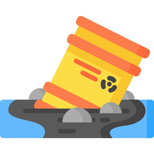 Pollution pollution nuclear barrel icon