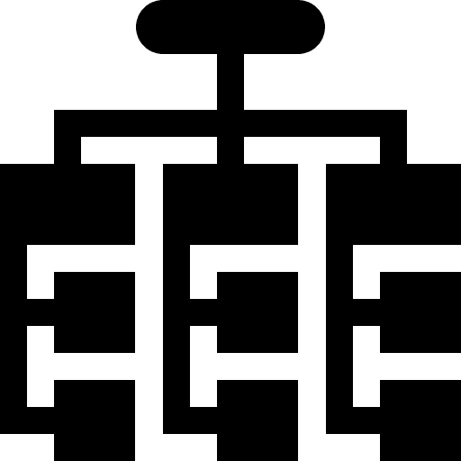 Project structure organization project management icon Project structure organization project management icon