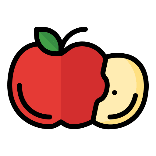 Apple fruit vegetarian vegan icon Apple fruit vegetarian vegan icon