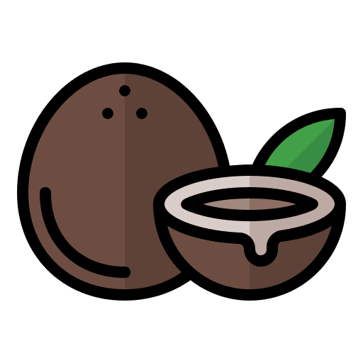 Coconut coconut healthy food food and restaurant icon