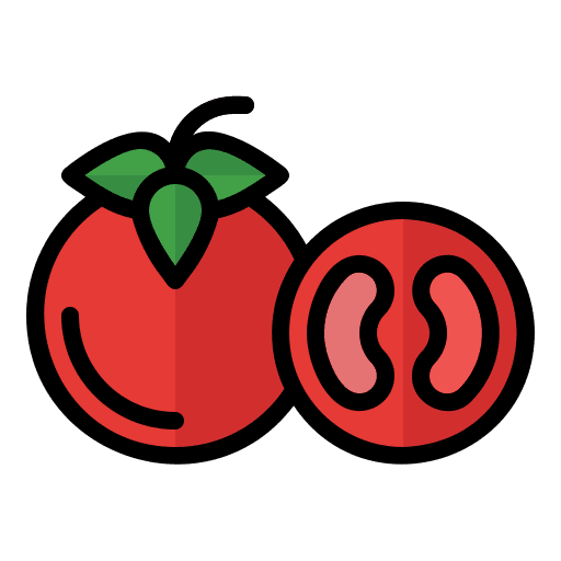 Tomato vegetarian organic fruit icon Tomato vegetarian organic fruit icon