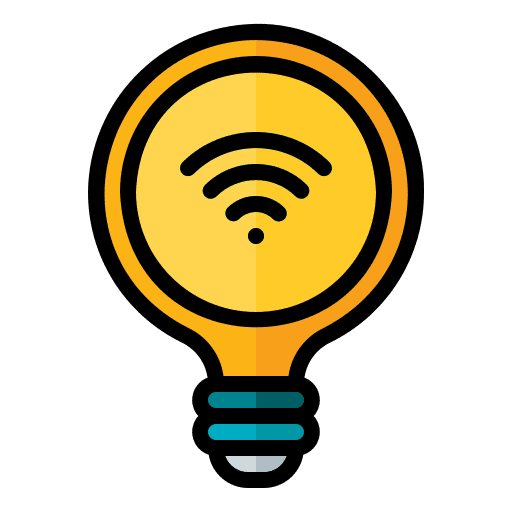 Light bulb automation electronics light bulb icon Light bulb automation electronics light bulb icon