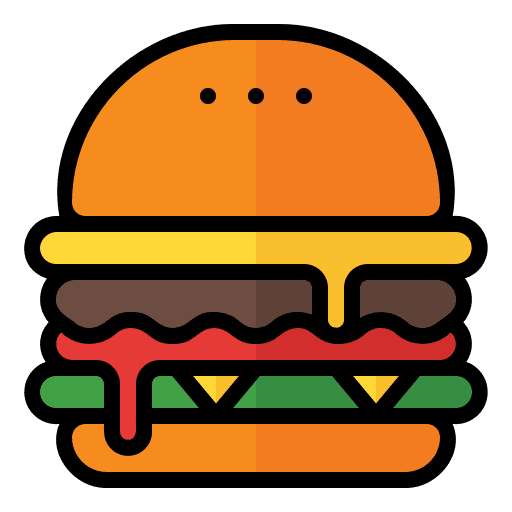 Burger cheeseburger salad beef icon