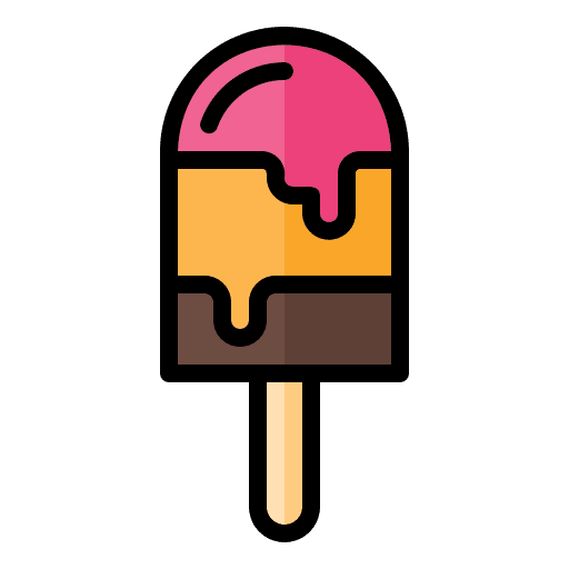 Popsicle dessert stick sweet icon Popsicle dessert stick sweet icon