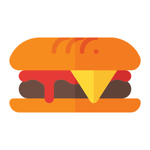 Sandwich bread fast food food and restaurant icon