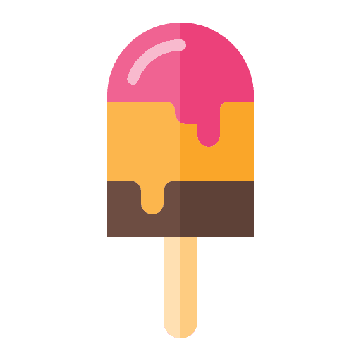 Popsicle summer ice pop stick icon Popsicle summer ice pop stick icon